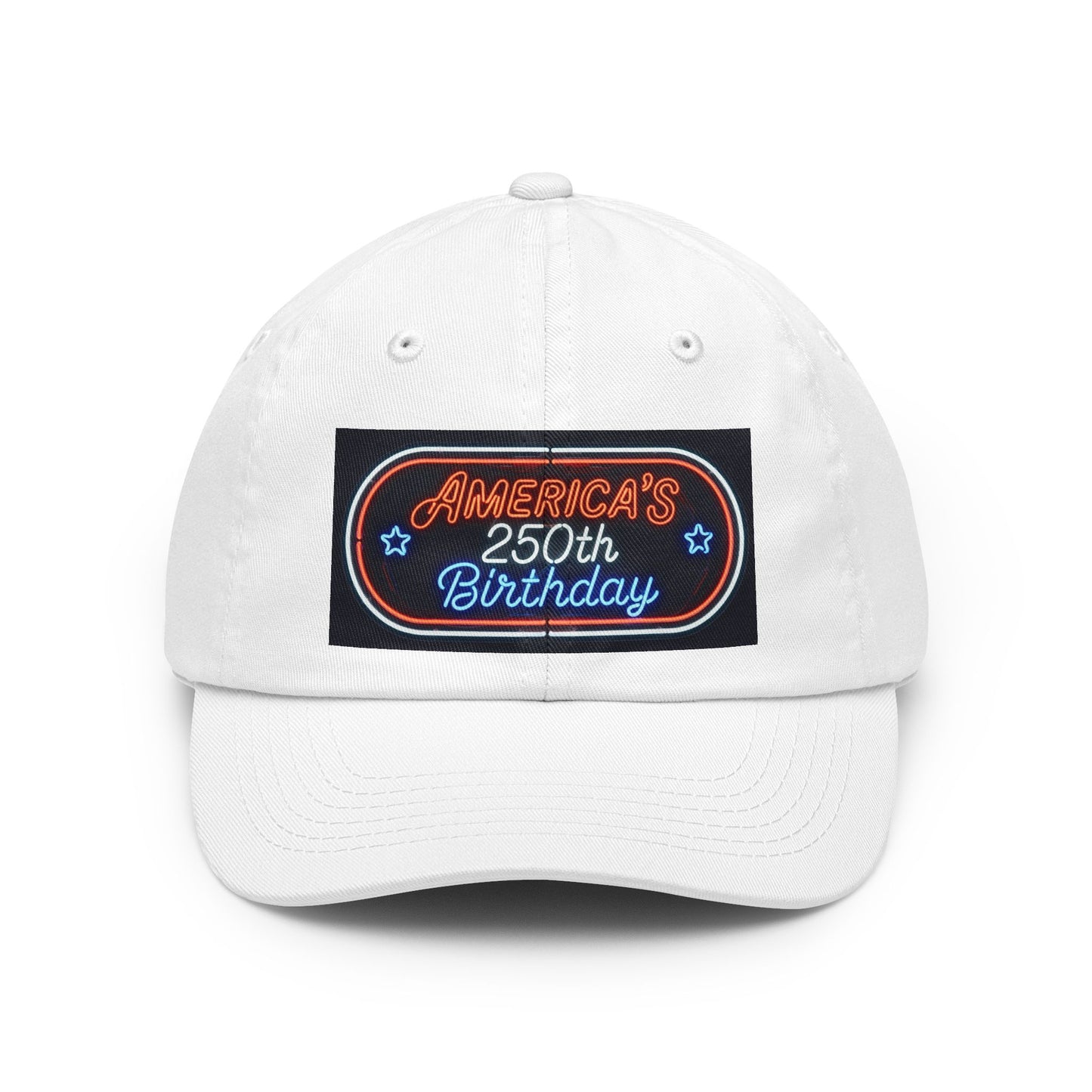 Dad Hat - 'America's 250th Birthday' Embroidered Patriotic Cap