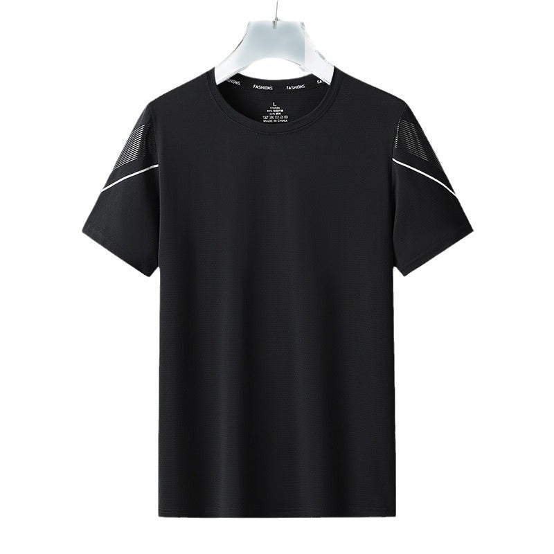 Men's Summer Loose Fit Moisture-Wicking T-Shirt - Free Shipping!