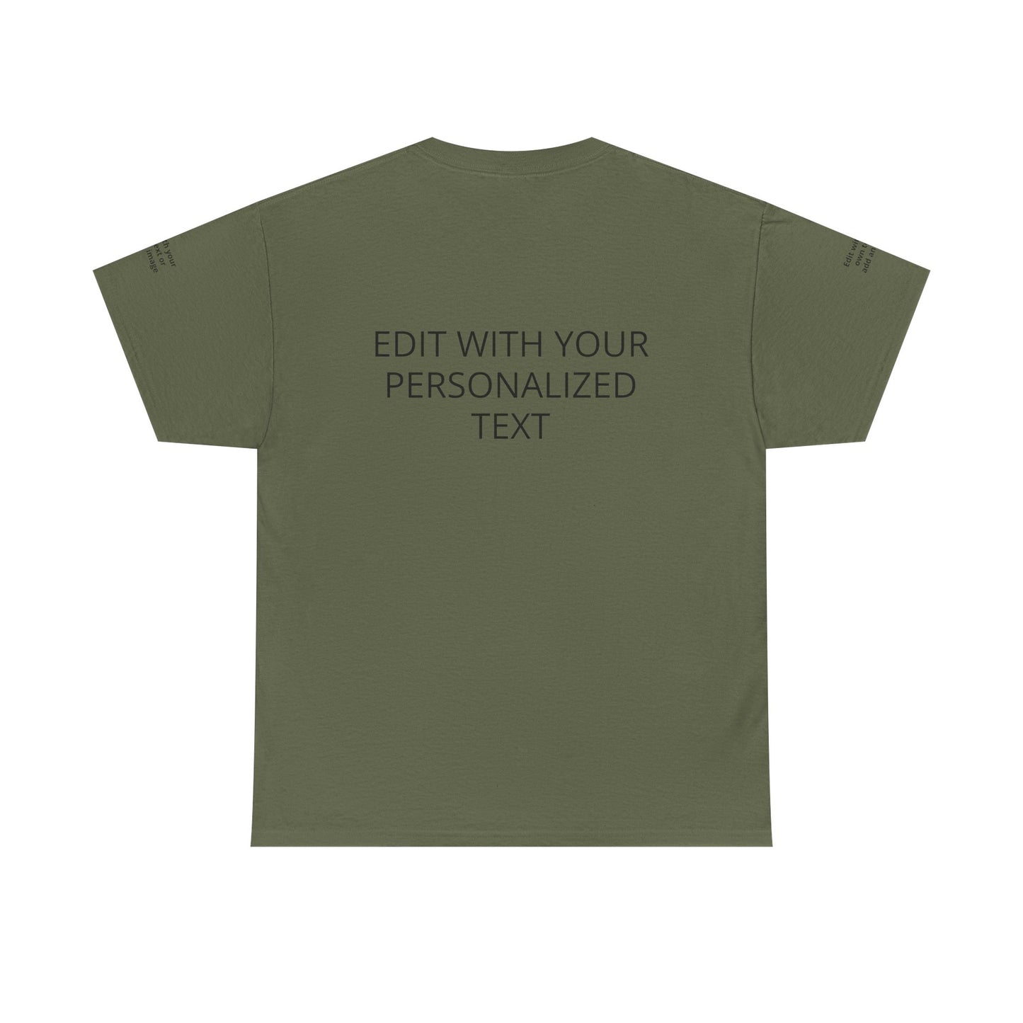 Fully Customizable Multi-Photo T-Shirt – Personalized Text & Image 5-Zone Tee