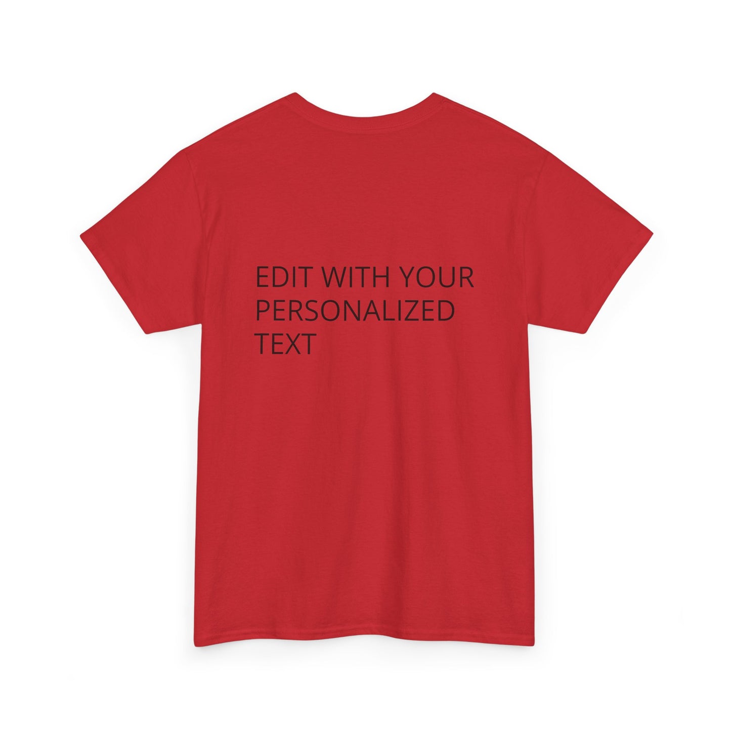Fully Customizable Multi-Photo T-Shirt – Personalized Text & Image 2-Zone Tee