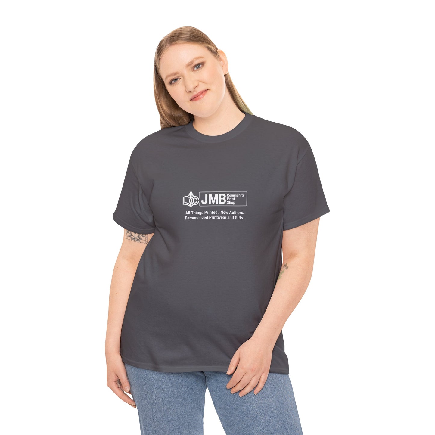 T-Shirt — Minimalist JMB Logo Tee (Small Chest Print)