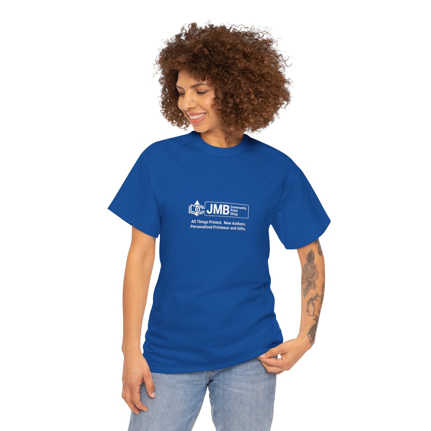 T-Shirt — Minimalist JMB Logo Tee (Small Chest Print)