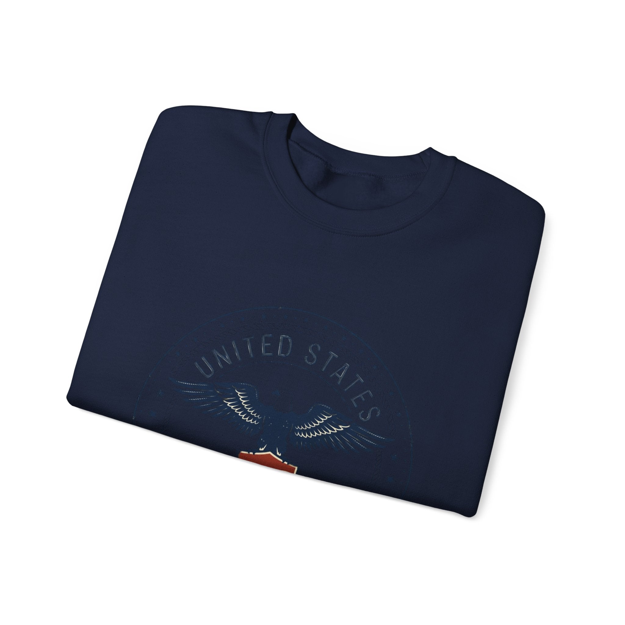 USA 250th Birthday Eagle Crest Crewneck Sweatshirt – United States 1776–2026 Design