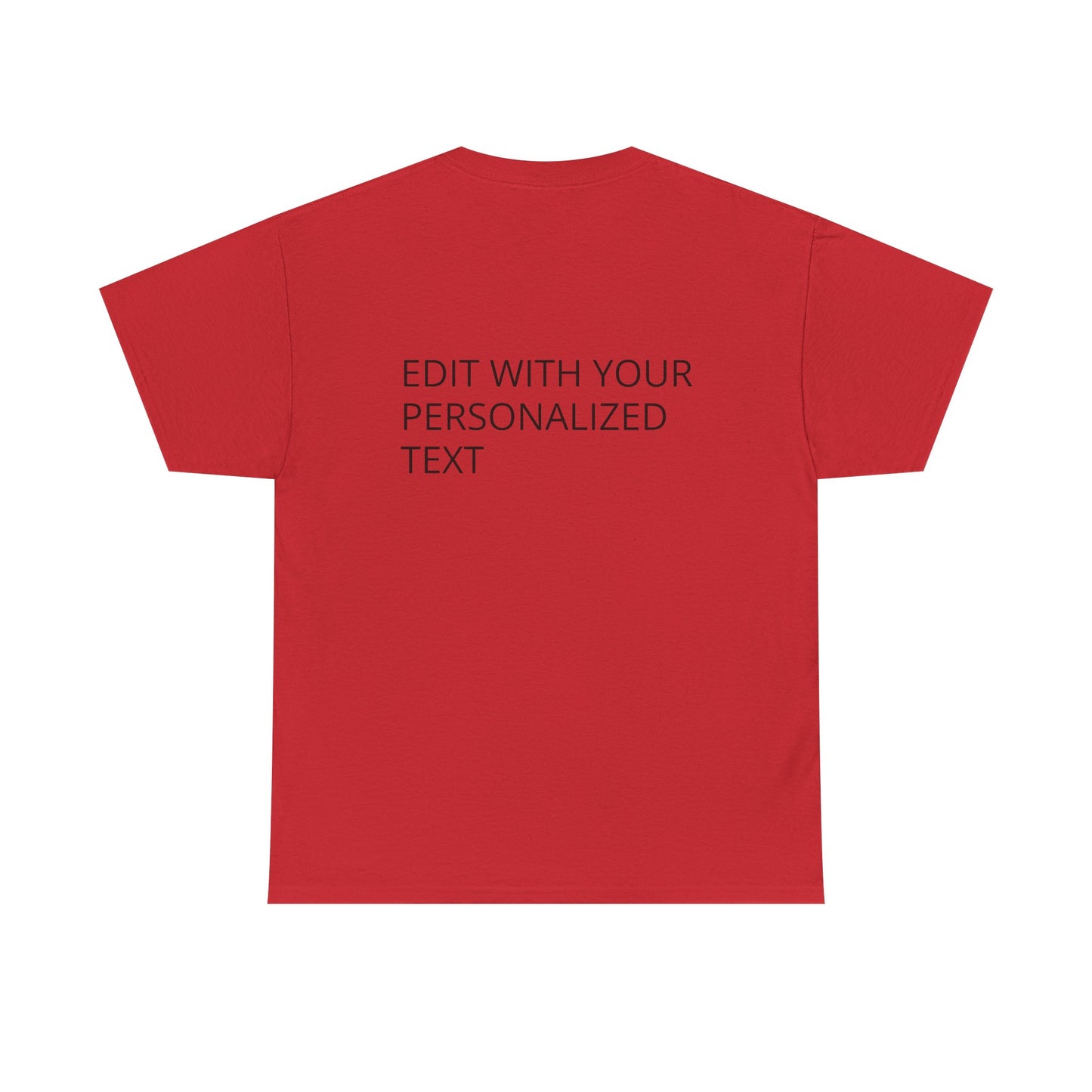 Fully Customizable Multi-Photo T-Shirt – Personalized Text & Image 2-Zone Tee