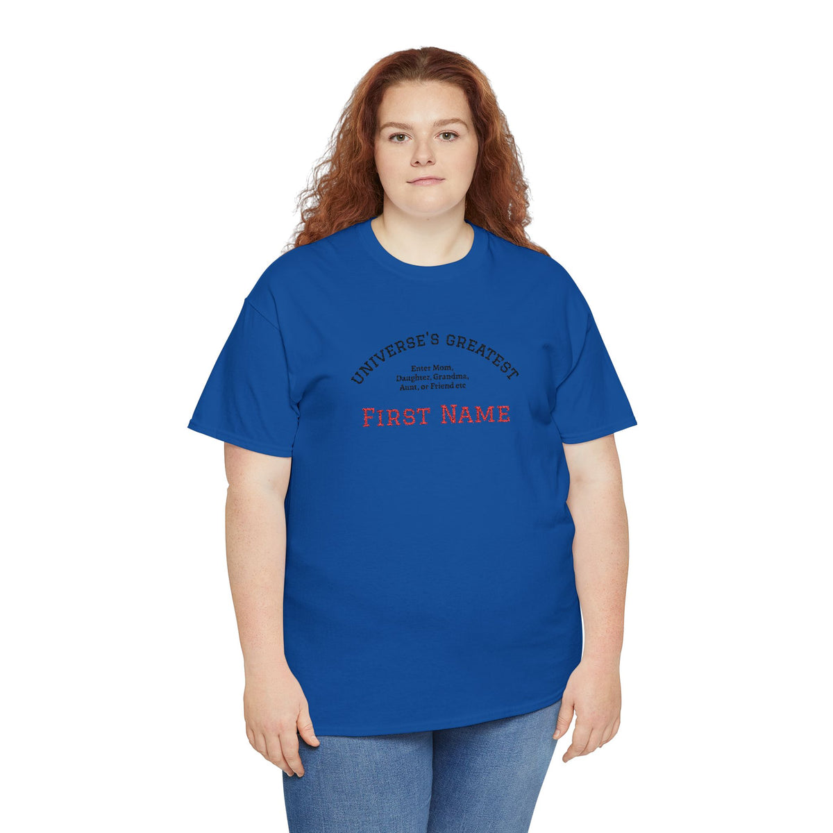 Embroidered "Universe's Greatest" Woman - Mom, Daughter, Grandma, Aunt or more - YOU DECIDE! - Personalized T-Shirt