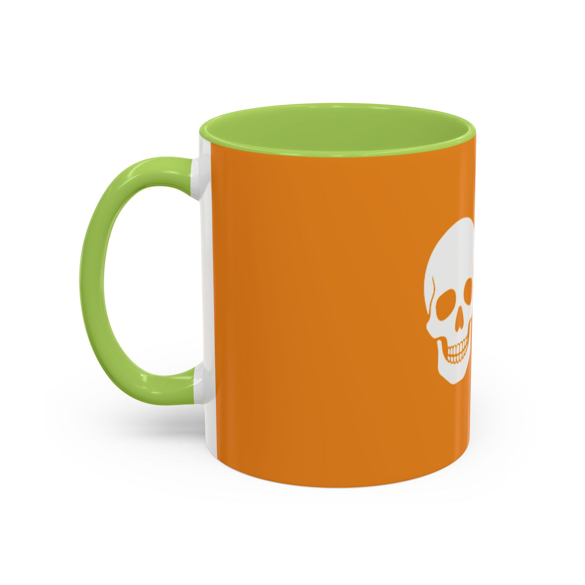 Pumpkin Spice Skull Coffee Mug — “My Blood Type Is Pumpkin Spice” Accent Mug
