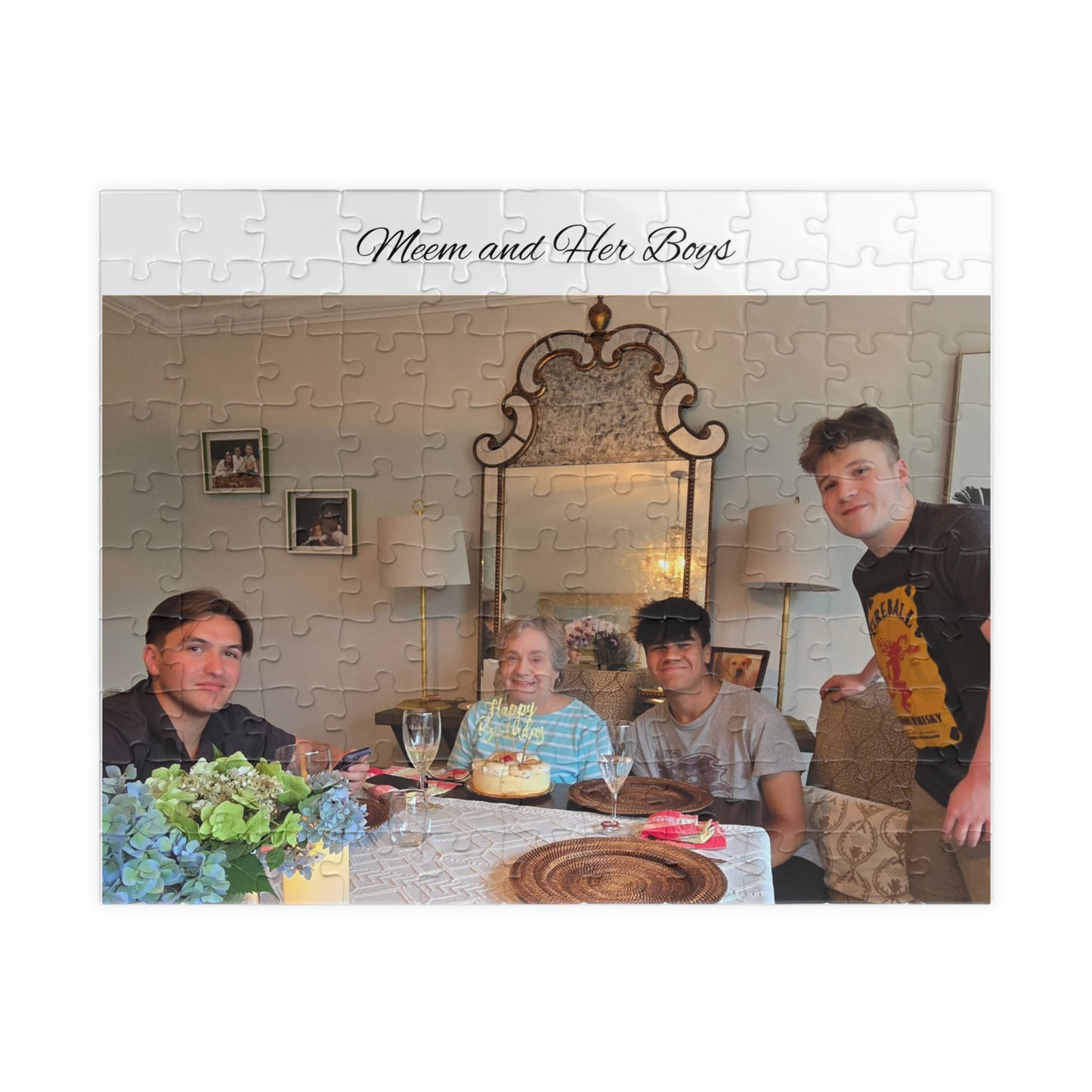 Custom Family Photo Puzzle – Personalized Photo Jigsaw (110 pcs)