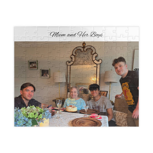 Custom Family Photo Puzzle – Personalized Photo Jigsaw (110 pcs)