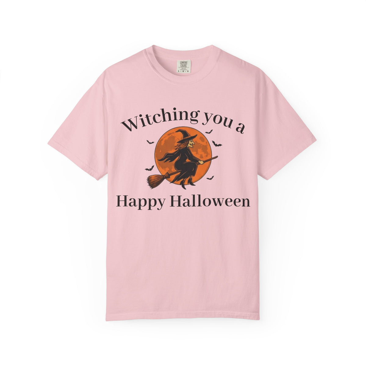 Halloween Witch T-Shirt — "Witching You a Happy Halloween" Graphic Tee