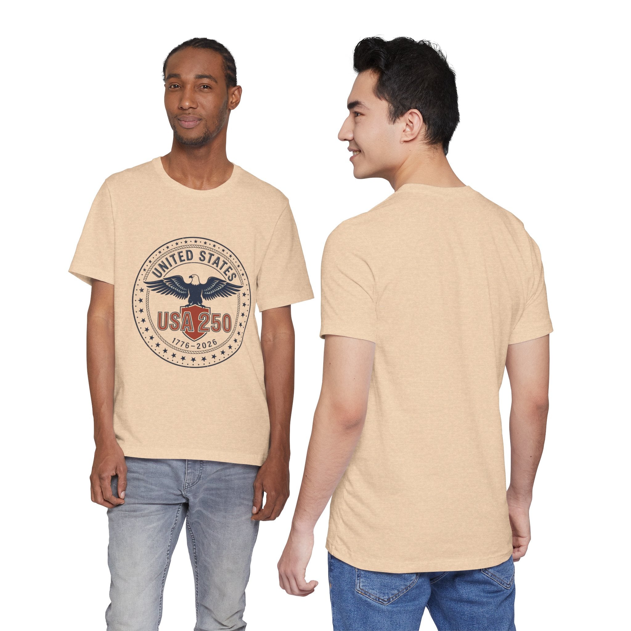 USA 250th Birthday Eagle Seal T-Shirt | 1776-2026 4th of July Patriotic Birthday