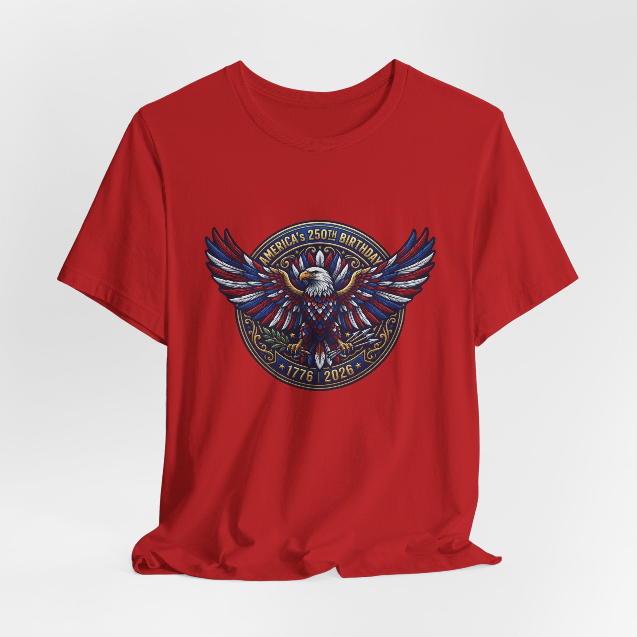 Patriotic Eagle America's 250th Birthday T-Shirt — 1776–2026 Commemorative Tee