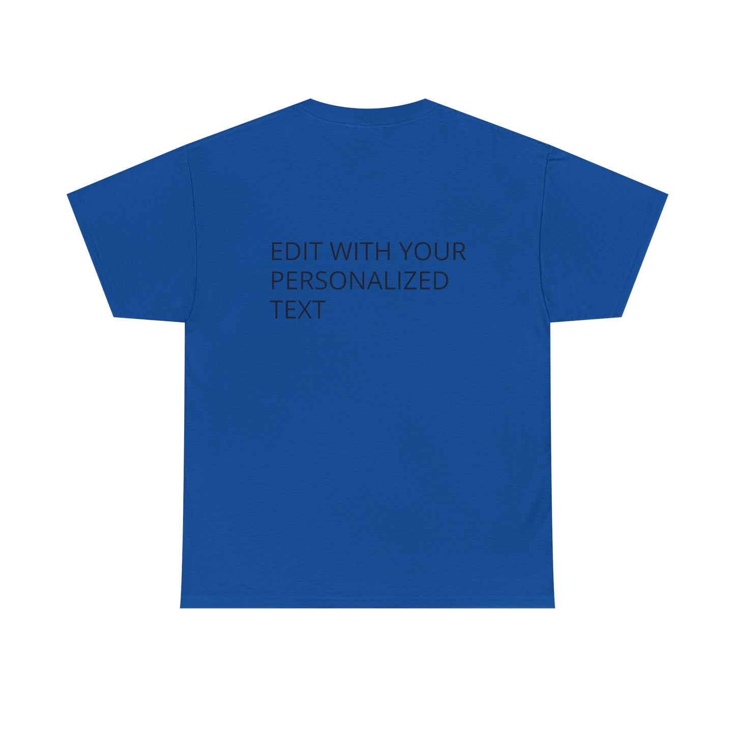 Fully Customizable Multi-Photo T-Shirt – Personalized Text & Image 2-Zone Tee