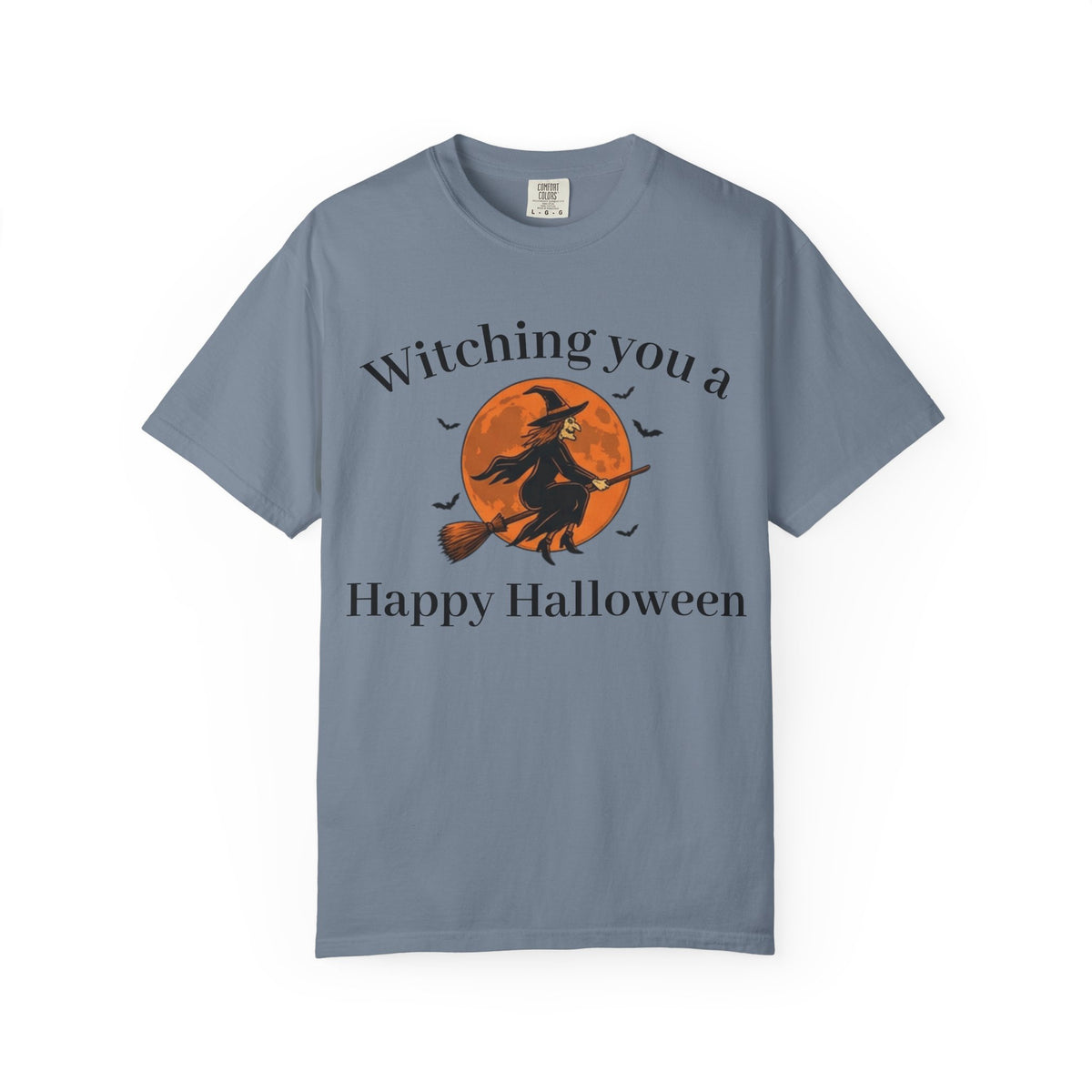 Halloween Witch T-Shirt — "Witching You a Happy Halloween" Graphic Tee