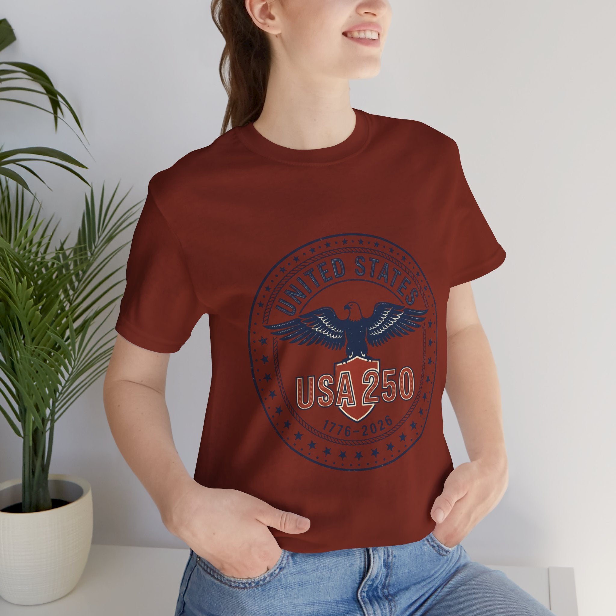 USA 250th Birthday Eagle Seal T-Shirt | 1776-2026 4th of July Patriotic Birthday