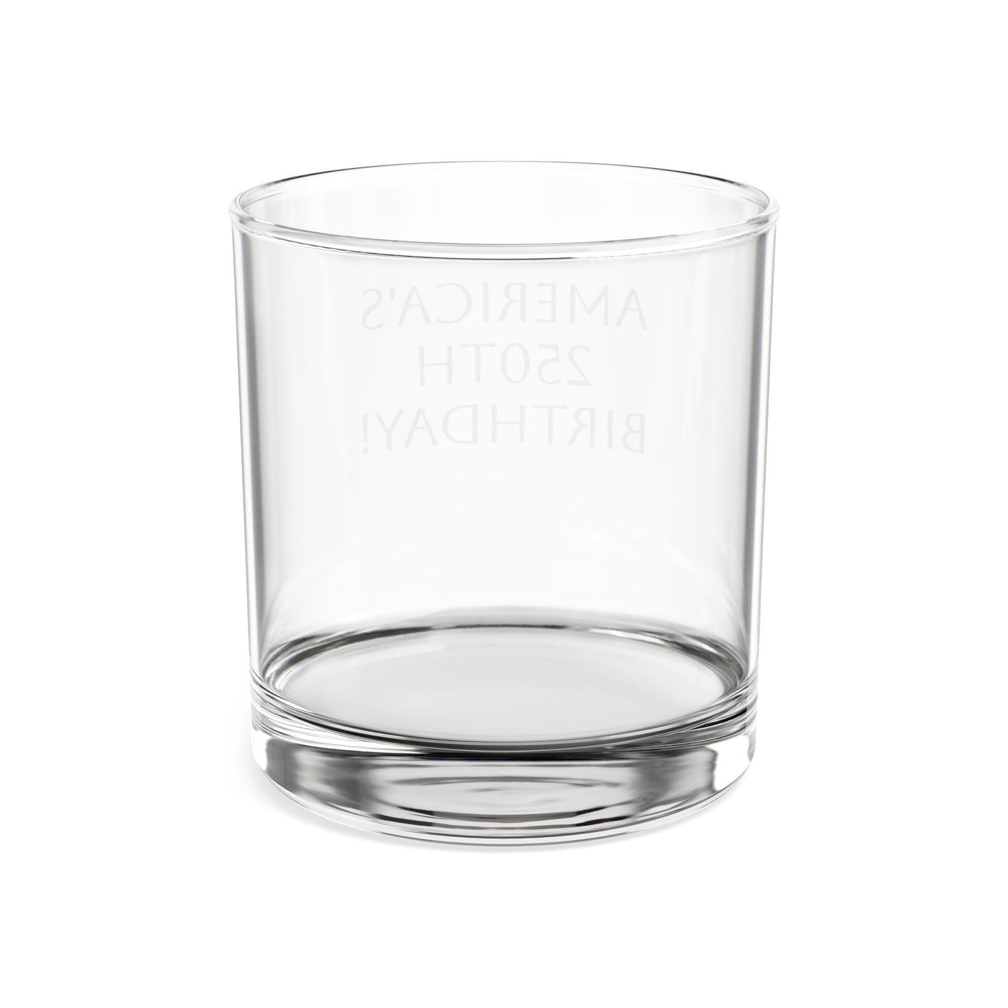 Engraved Whiskey Glass (10.5 oz) — Personalized Birthday & Milestone Rocks Glass