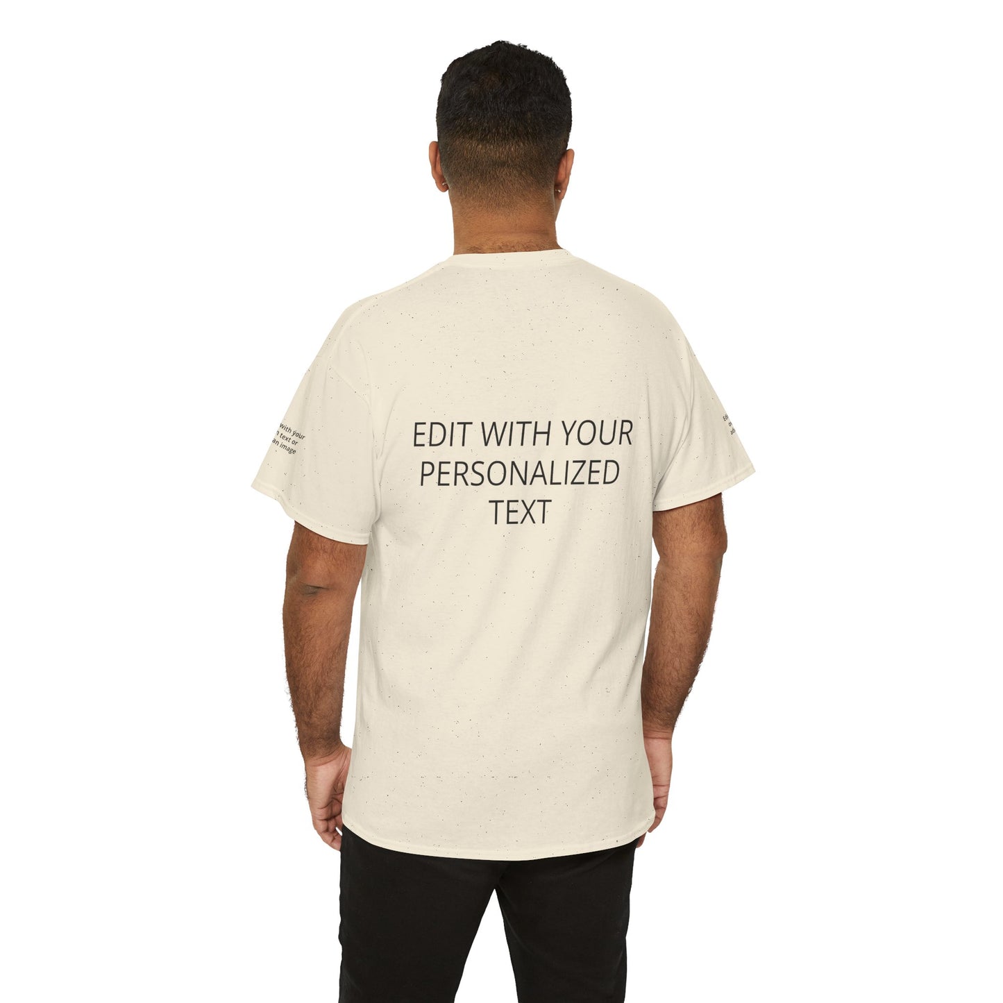 Fully Customizable Multi-Photo T-Shirt – Personalized Text & Image 5-Zone Tee