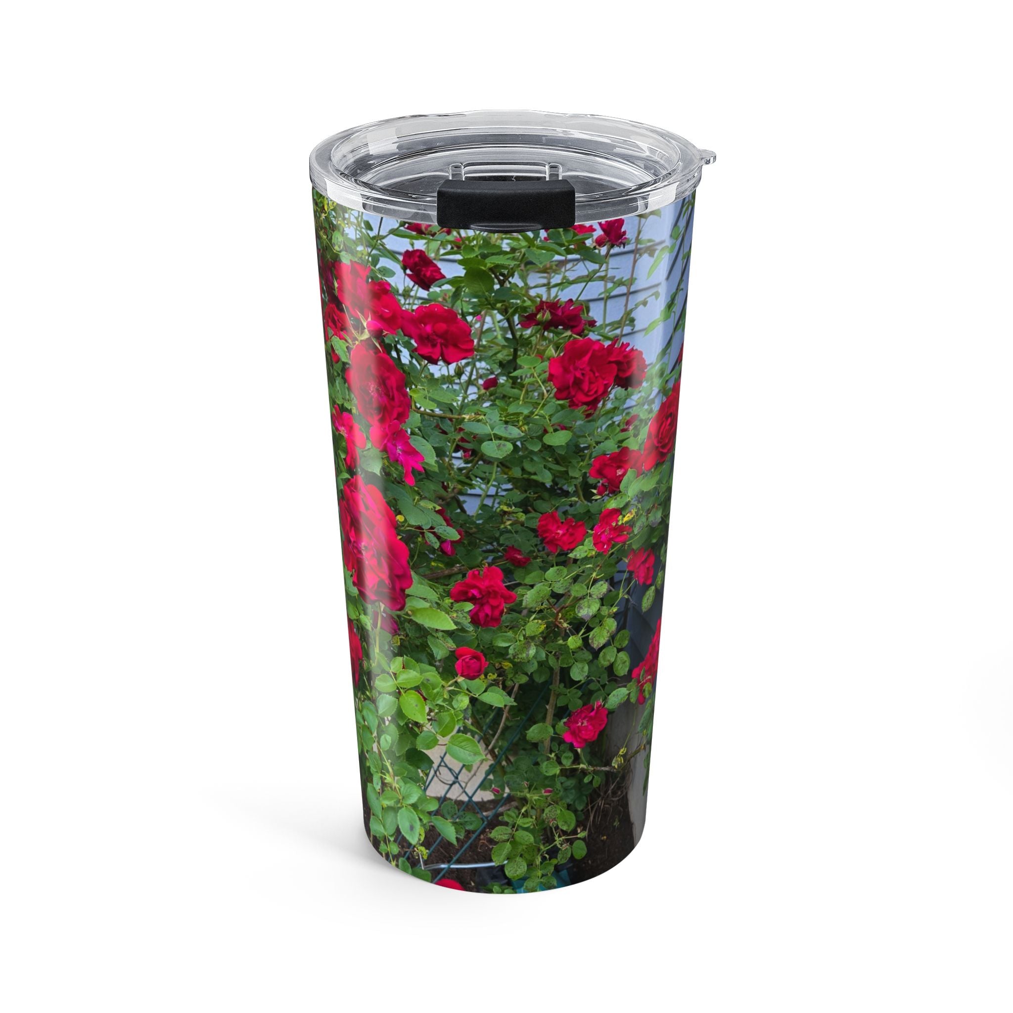 20oz Rose Garden Tumbler — Insulated Floral Travel Cup