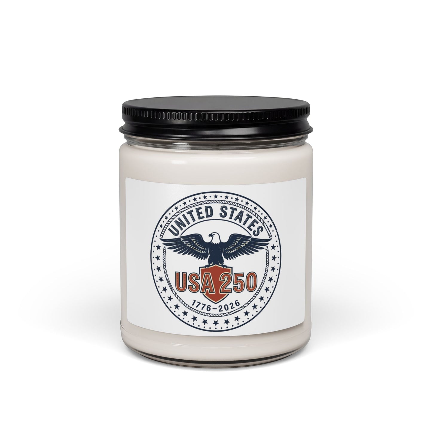 USA 250 Anniversary Patriotic Scented Soy Candle | 4th of July, 1776-2026