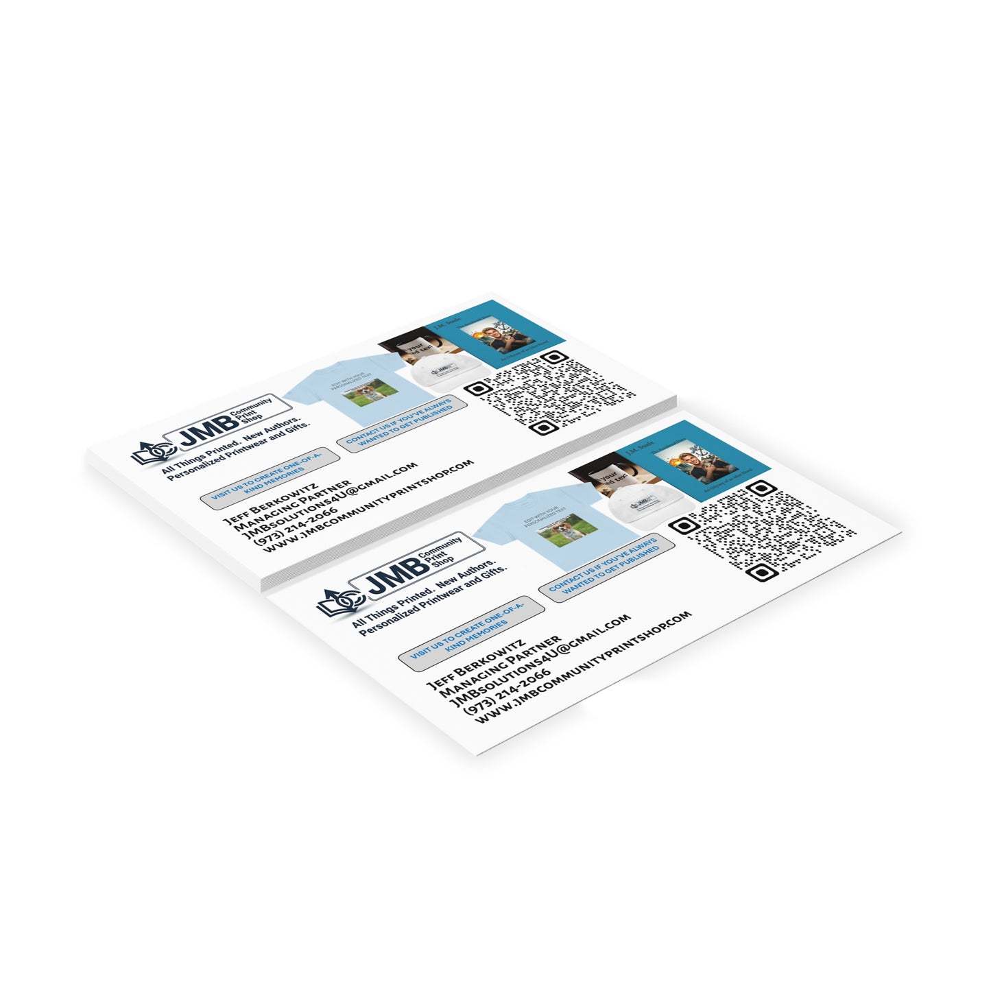 Custom QR Business Cards — Branded Print Cards for Businesses