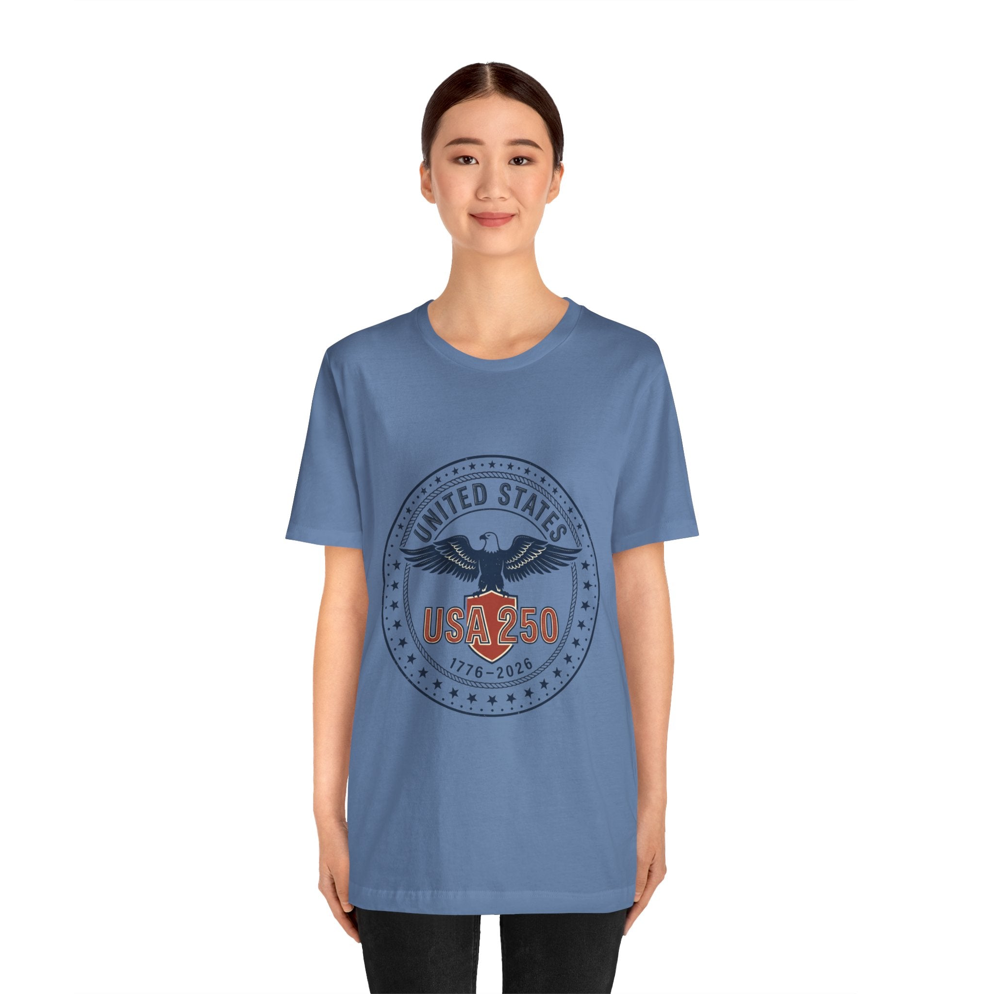 USA 250th Birthday Eagle Seal T-Shirt | 1776-2026 4th of July Patriotic Birthday