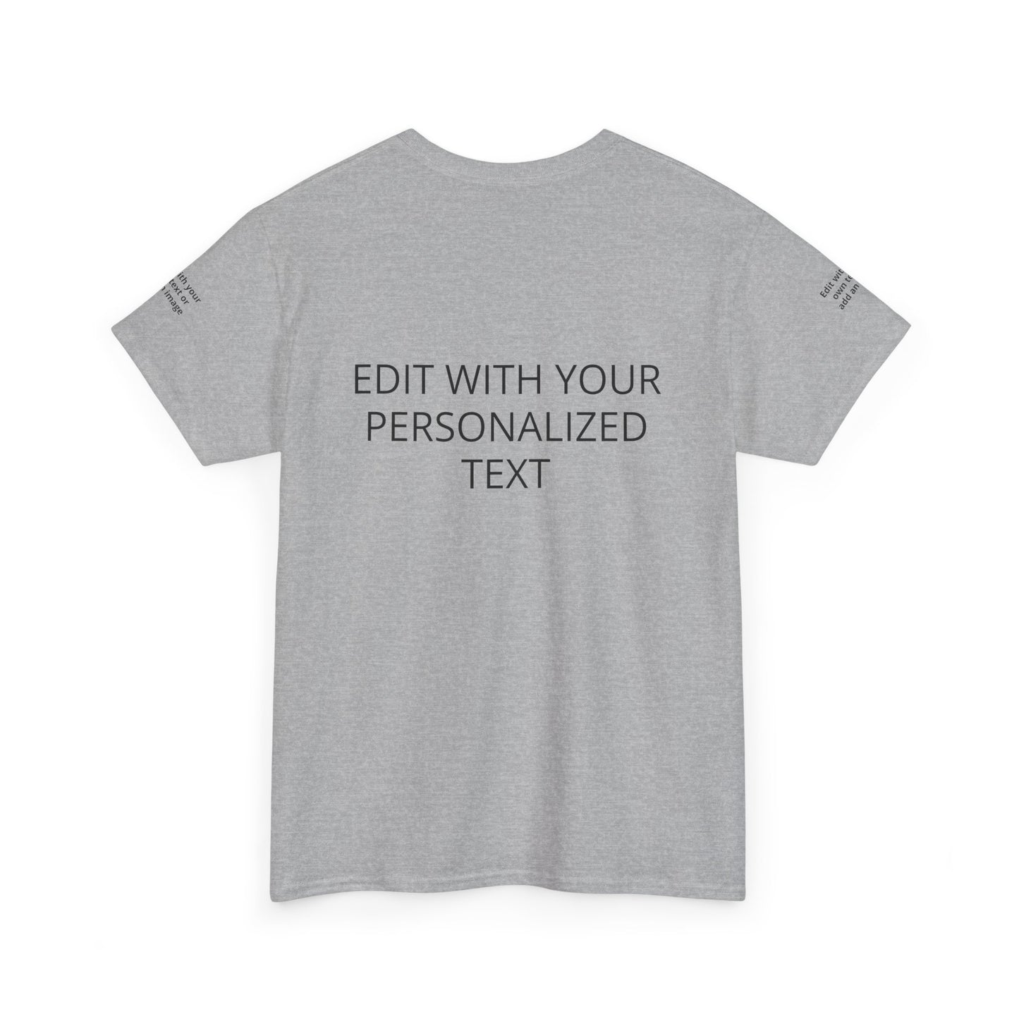 Fully Customizable Multi-Photo T-Shirt – Personalized Text & Image 5-Zone Tee