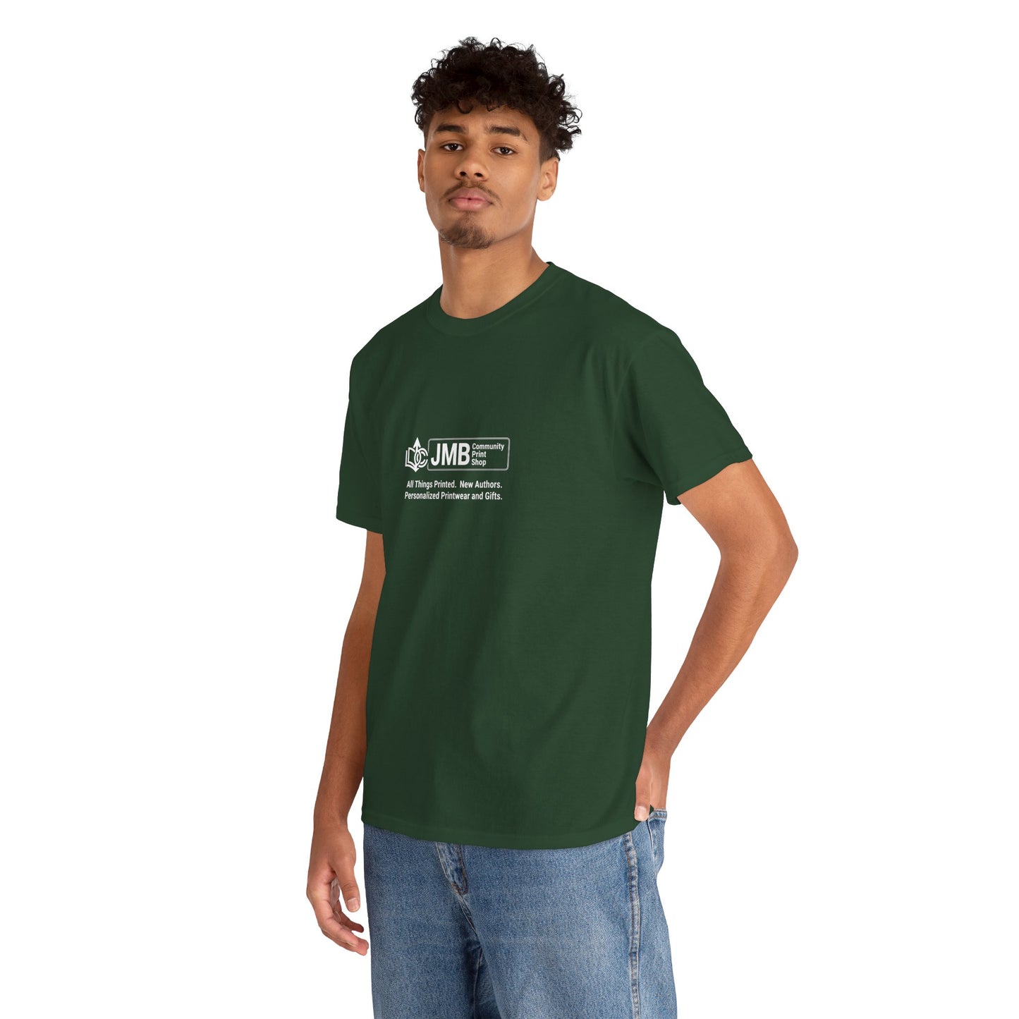 T-Shirt — Minimalist JMB Logo Tee (Small Chest Print)