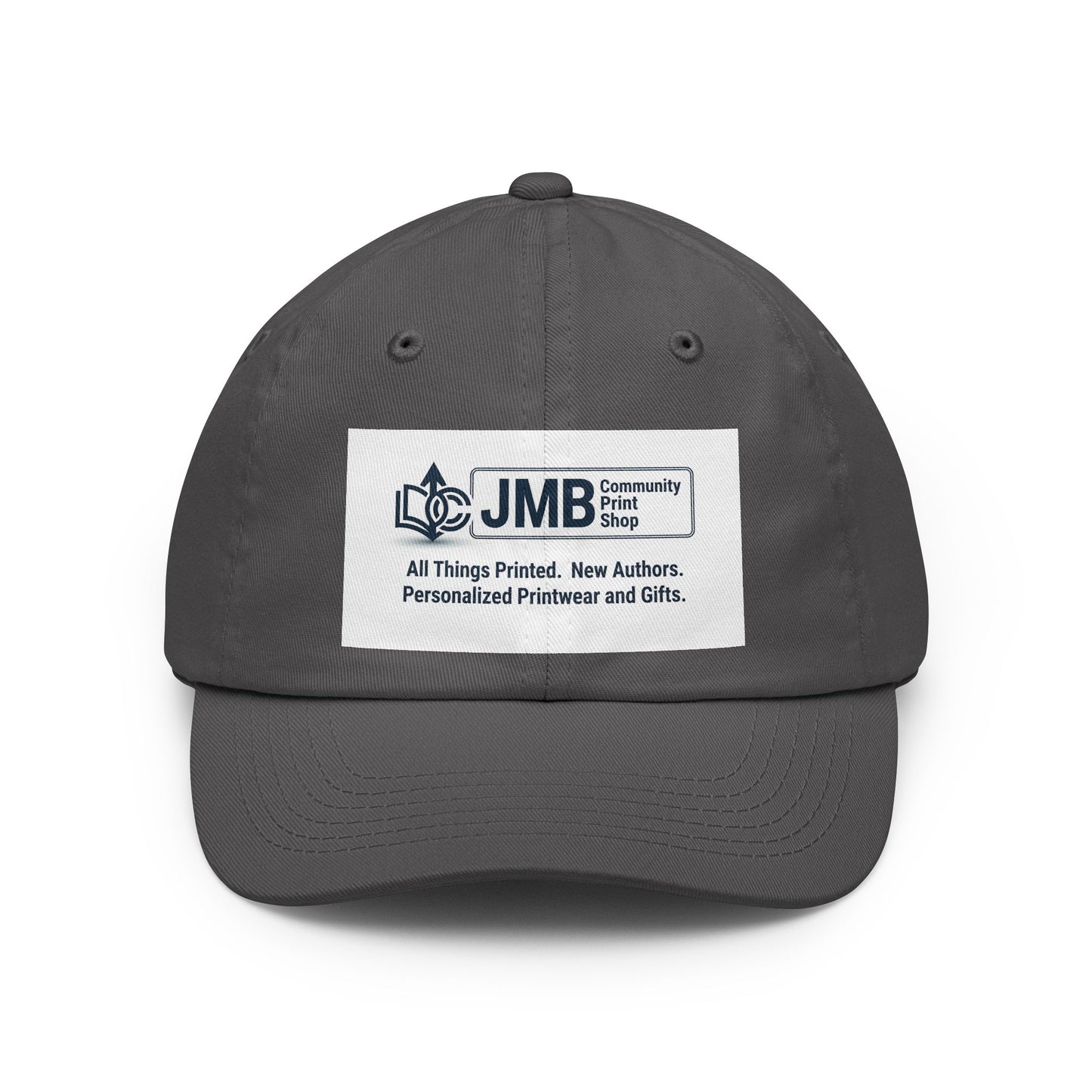 JMB Community Print Shop Logo Dad Hat — Embroidered Classic Baseball Cap