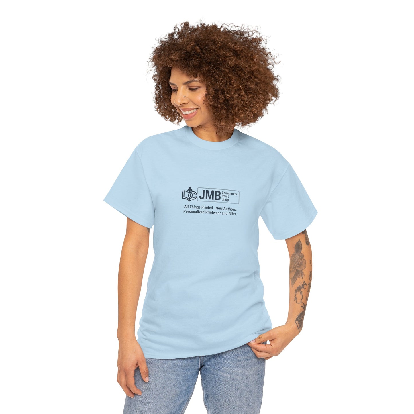 T-Shirt — Minimalist JMB Logo Tee (Small Chest Print)