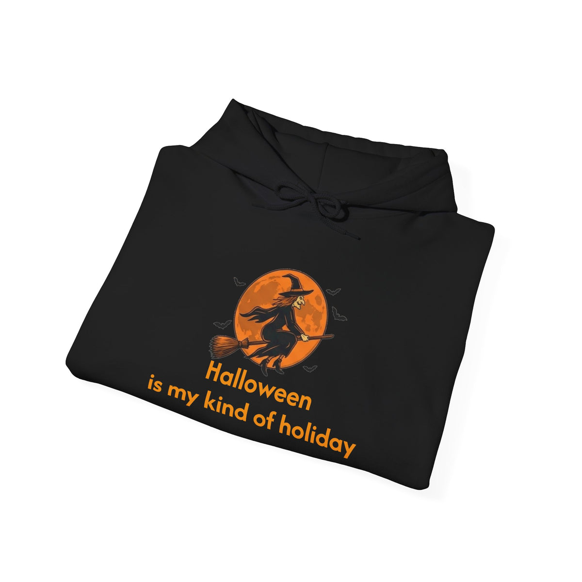 Halloween Hoodie — "Halloween is my kind of holiday" Witch Moon Sweatshirt
