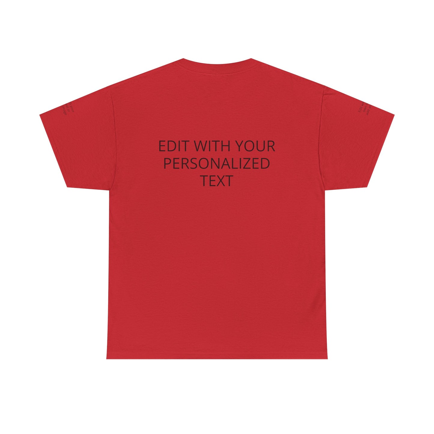 Fully Customizable Multi-Photo T-Shirt – Personalized Text & Image 5-Zone Tee