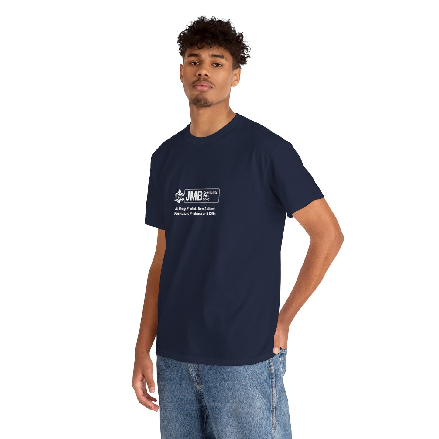 T-Shirt — Minimalist JMB Logo Tee (Small Chest Print)