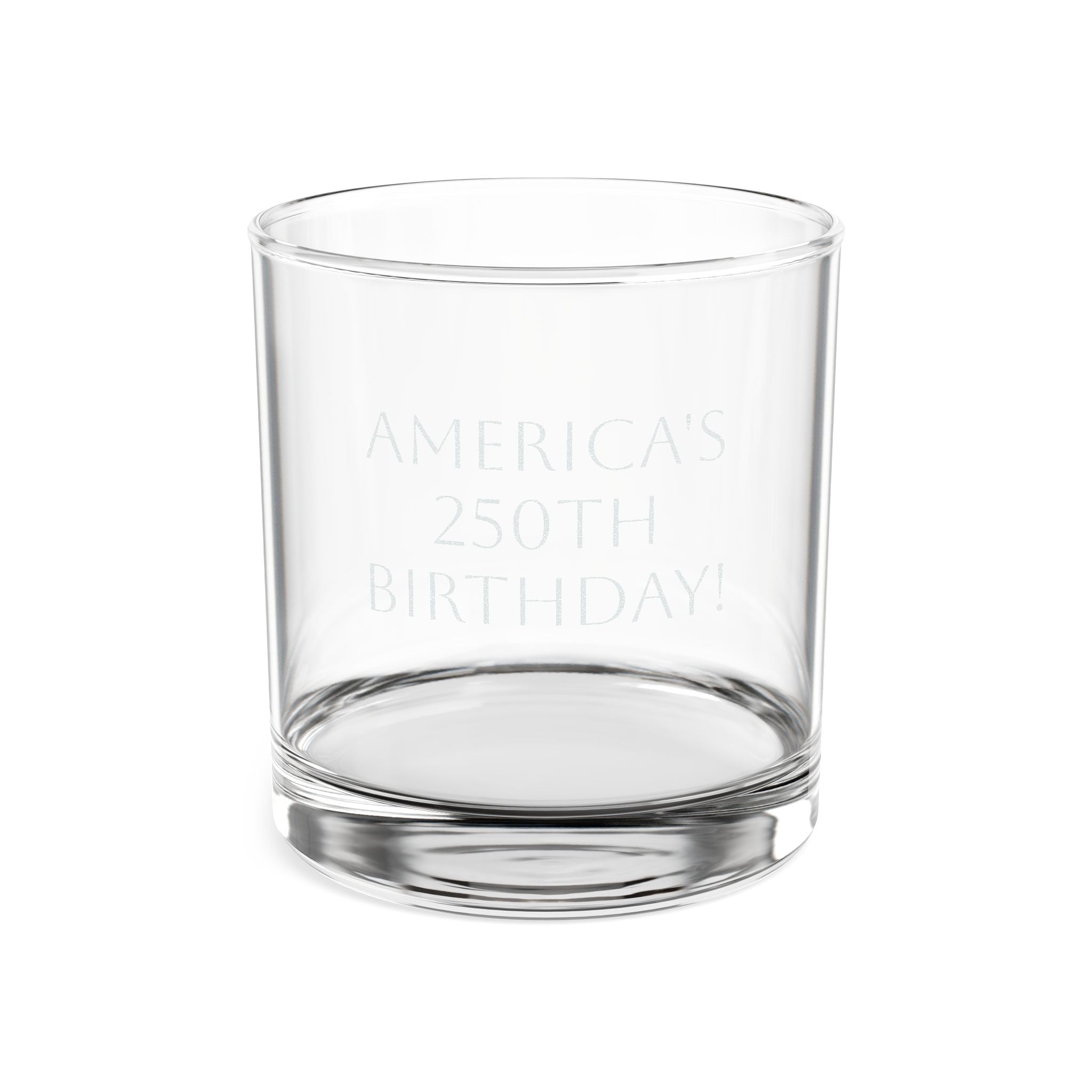 Engraved Whiskey Glass (10.5 oz) — Personalized Birthday & Milestone Rocks Glass