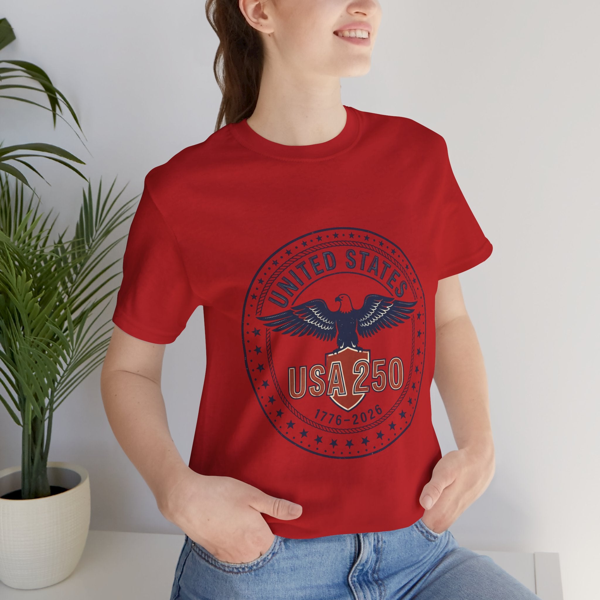 USA 250th Birthday Eagle Seal T-Shirt | 1776-2026 4th of July Patriotic Birthday