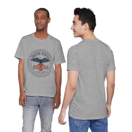 USA 250th Birthday Eagle Seal T-Shirt | 1776-2026 4th of July Patriotic Birthday