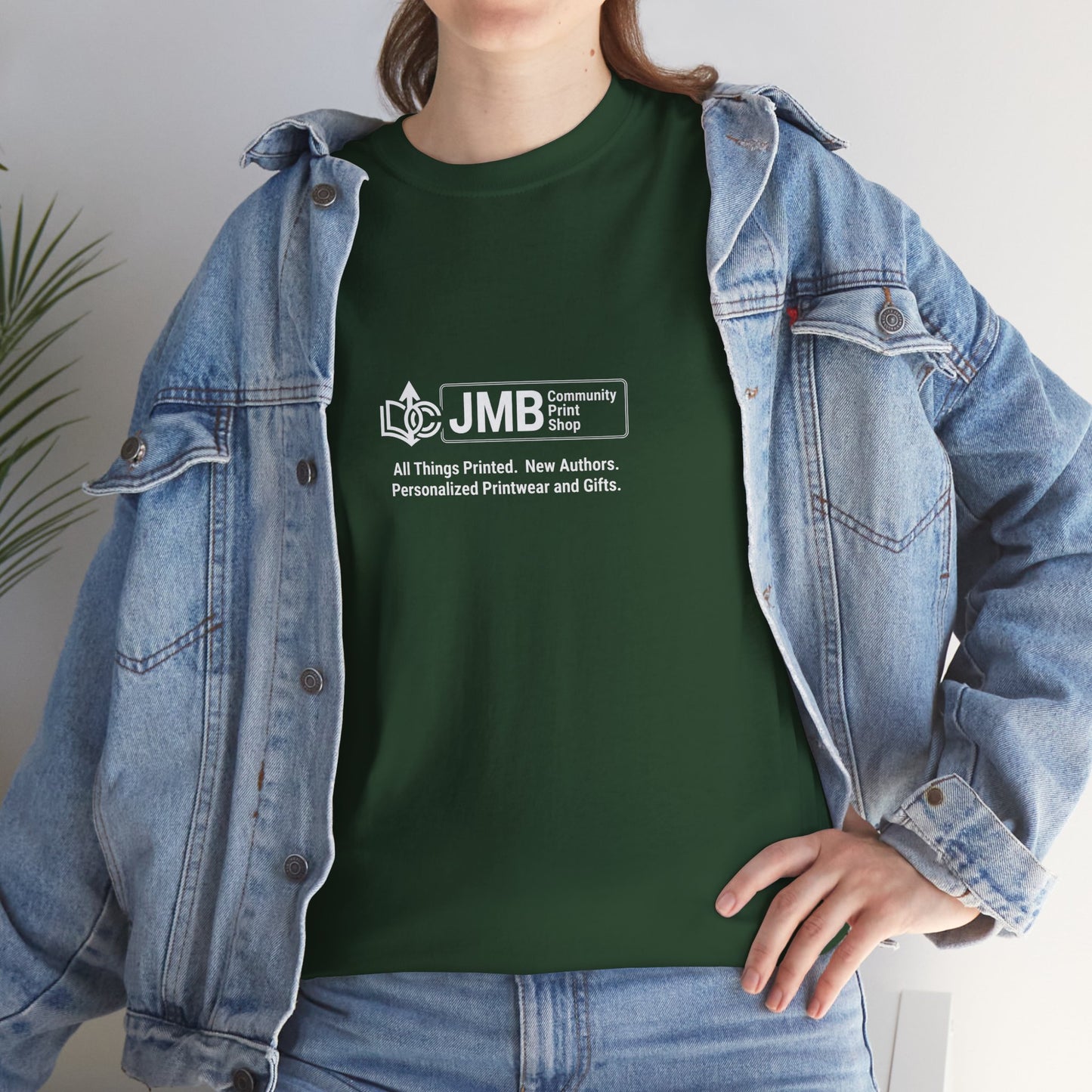 T-Shirt — Minimalist JMB Logo Tee (Small Chest Print)