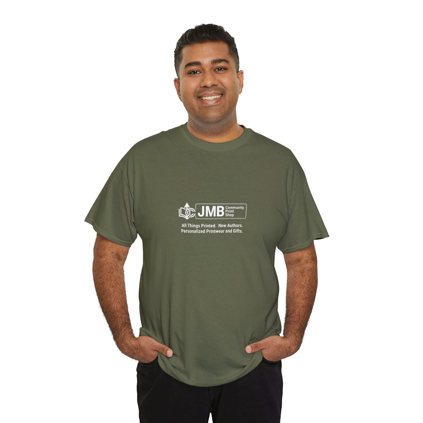 T-Shirt — Minimalist JMB Logo Tee (Small Chest Print)