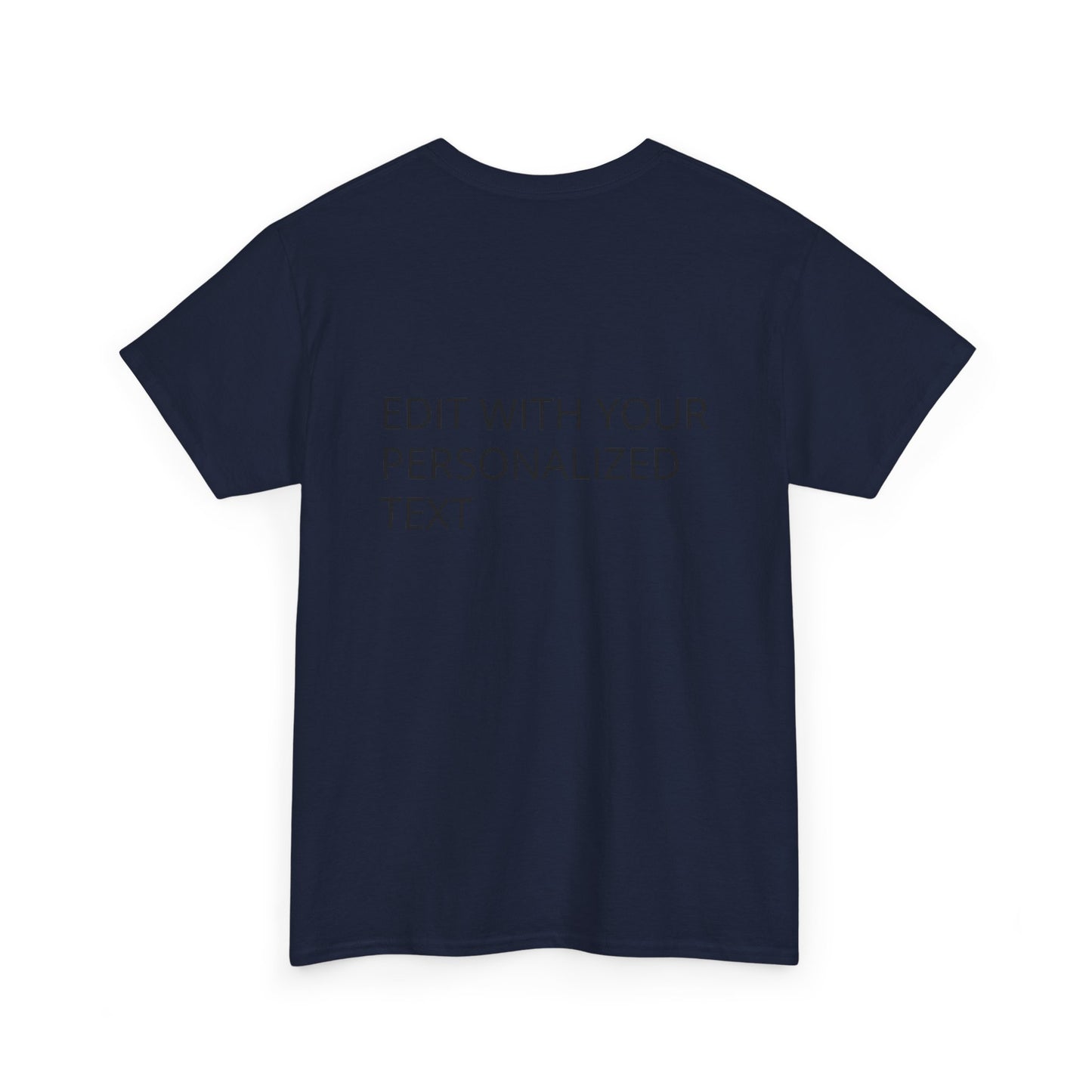 Fully Customizable Multi-Photo T-Shirt – Personalized Text & Image 2-Zone Tee