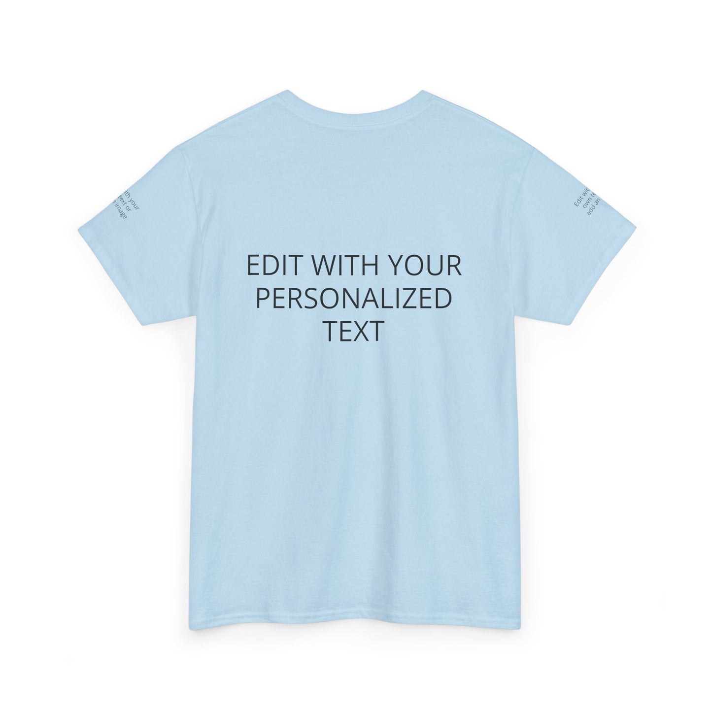 Fully Customizable Multi-Photo T-Shirt – Personalized Text & Image 5-Zone Tee