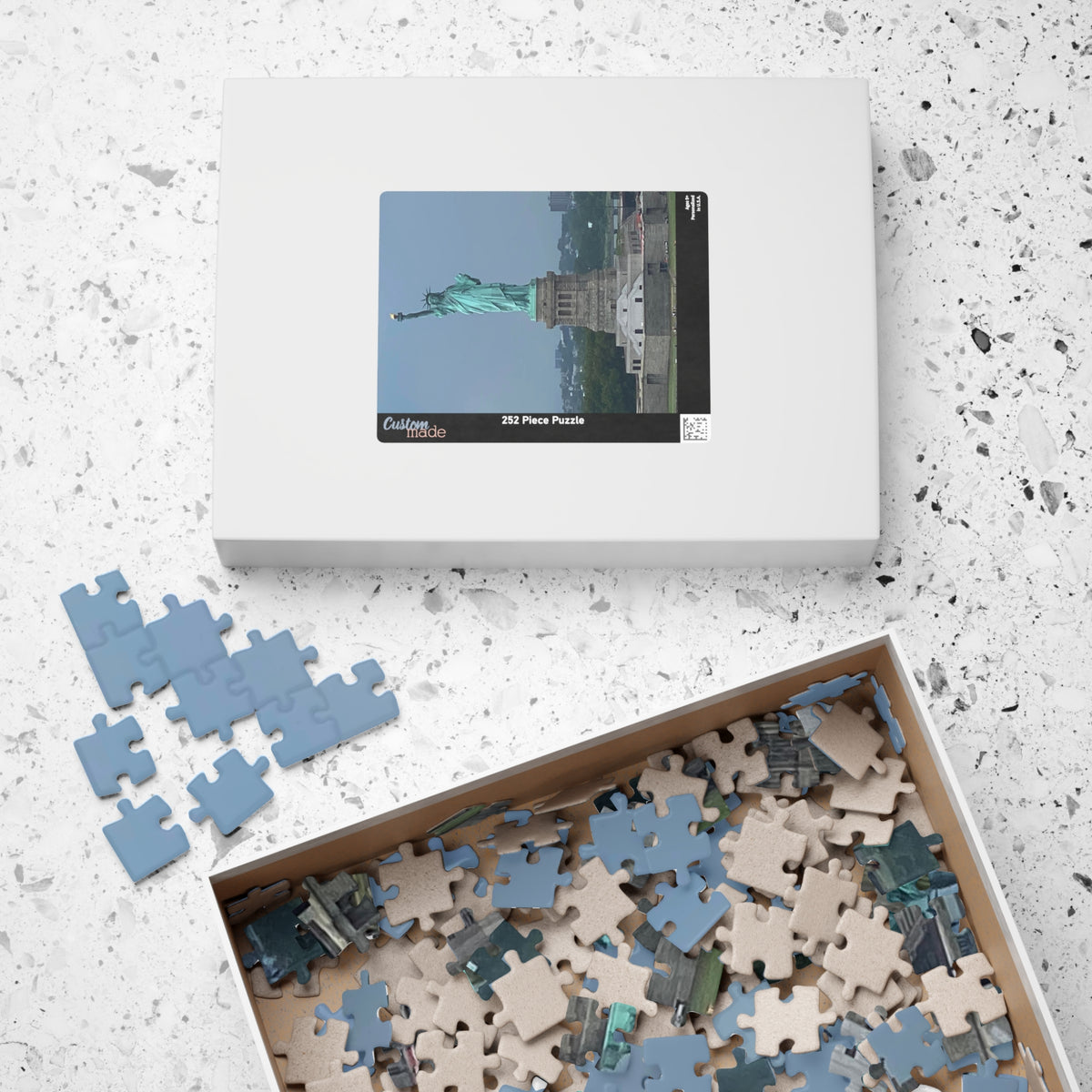 Statue of Liberty Jigsaw Puzzle - New York Landmark Puzzle (110/252/520/1014 pcs)