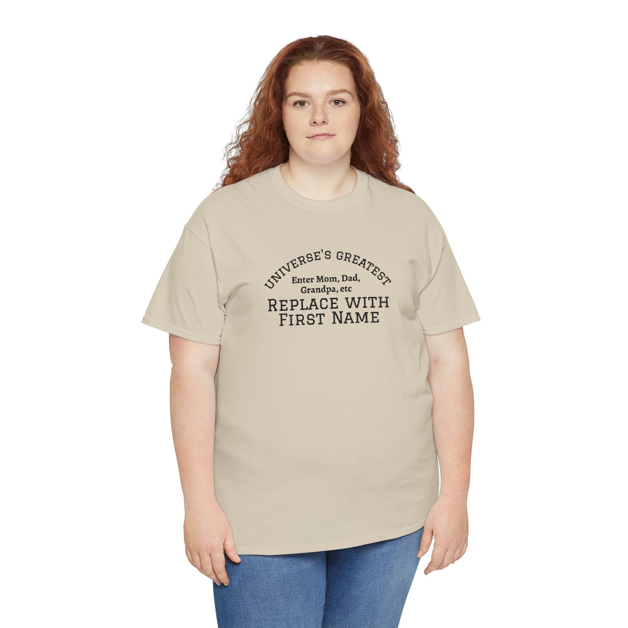 Universe's Greatest Mom, Dad, or More Personalized and Embroidered T-Shirt
