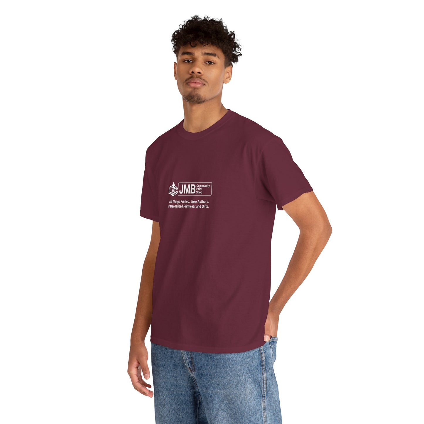 T-Shirt — Minimalist JMB Logo Tee (Small Chest Print)