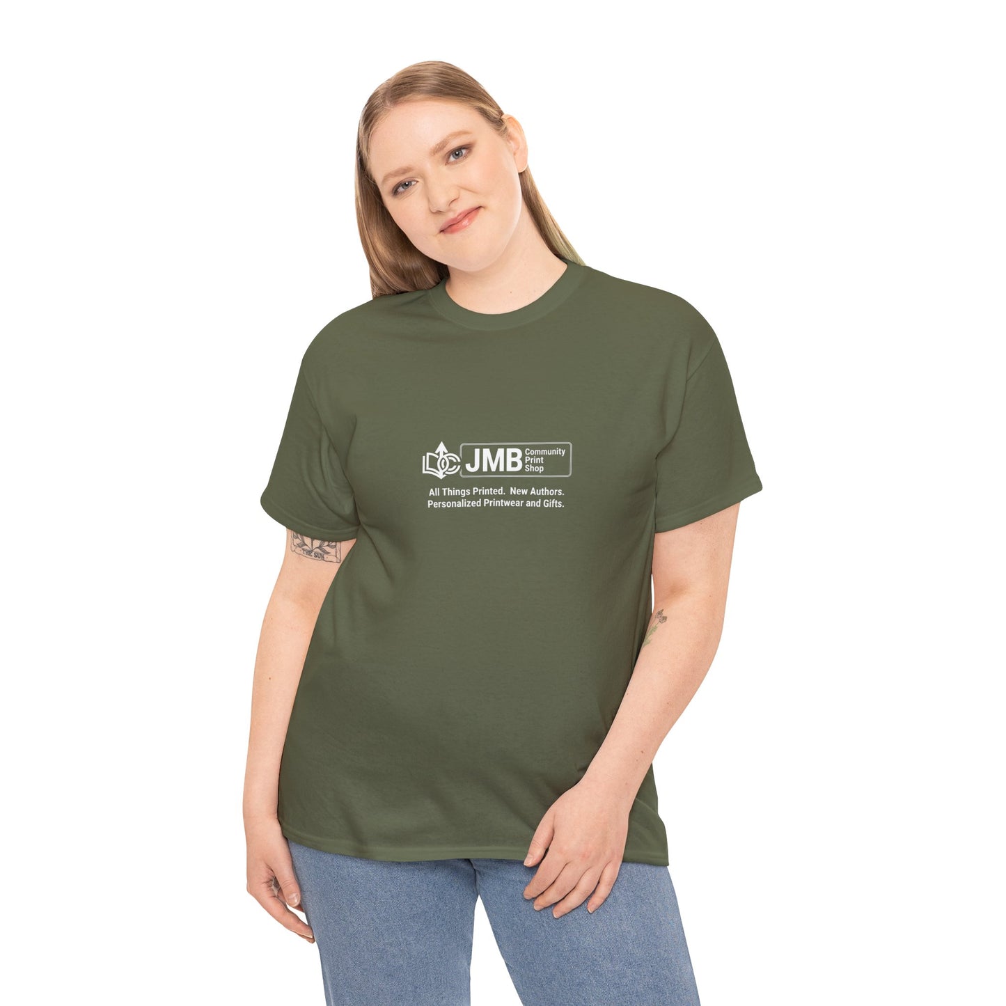 T-Shirt — Minimalist JMB Logo Tee (Small Chest Print)
