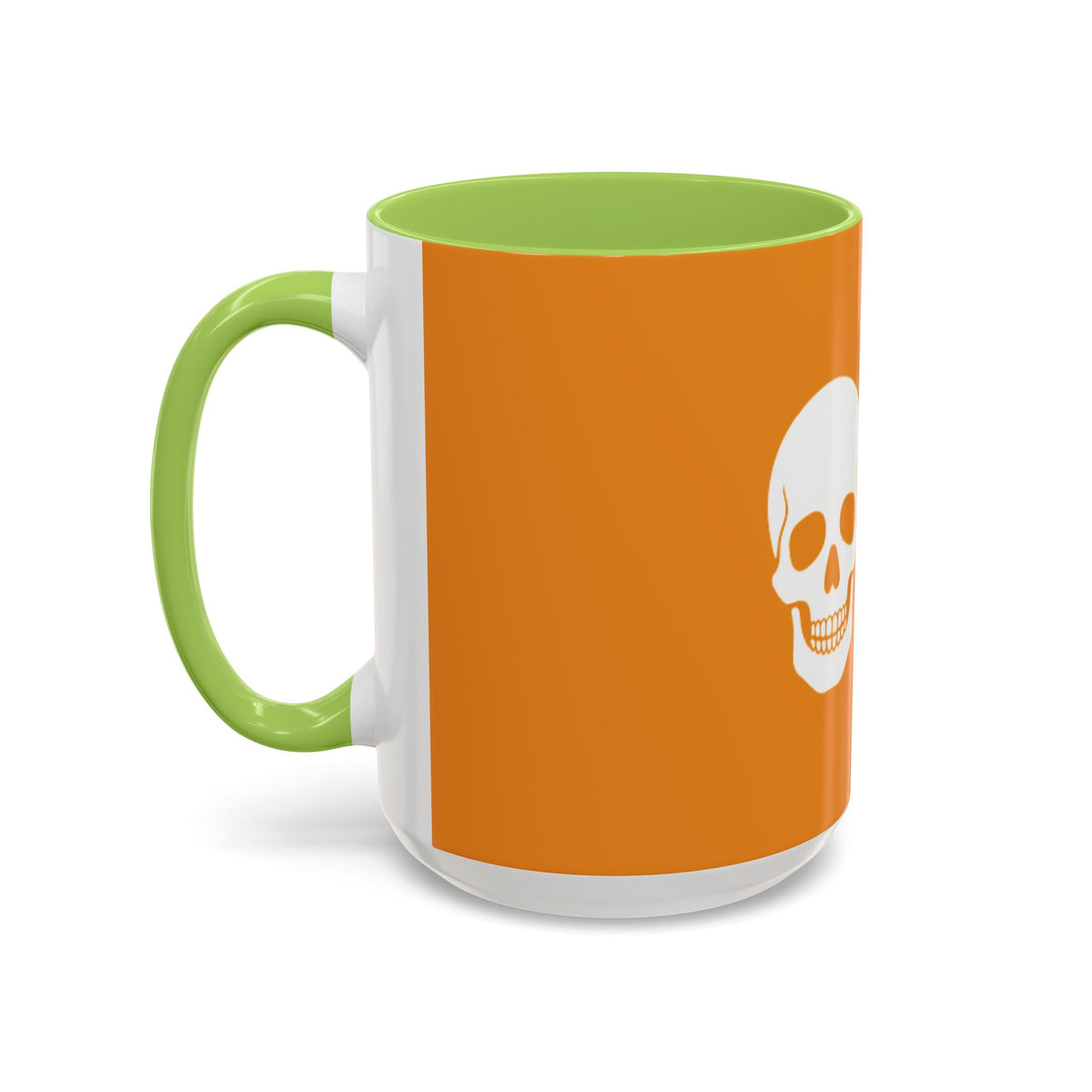 Pumpkin Spice Skull Coffee Mug — “My Blood Type Is Pumpkin Spice” Accent Mug