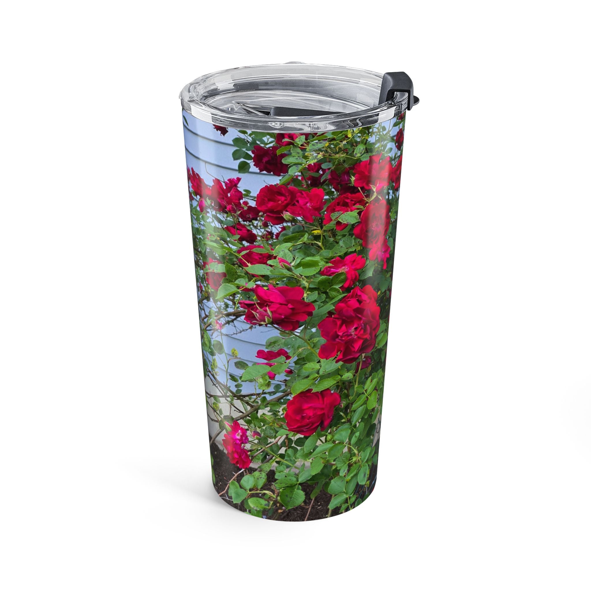 20oz Rose Garden Tumbler — Insulated Floral Travel Cup