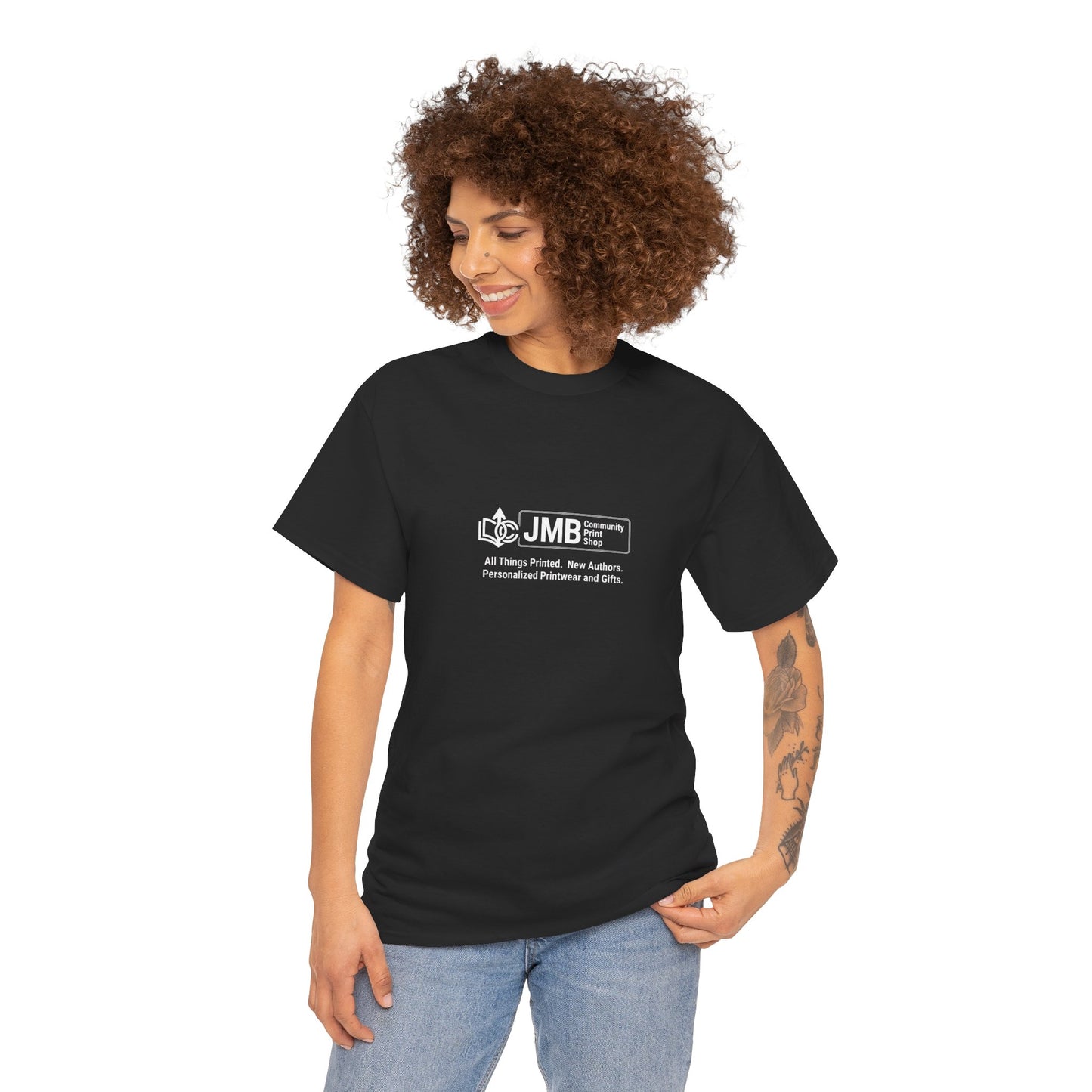 T-Shirt — Minimalist JMB Logo Tee (Small Chest Print)