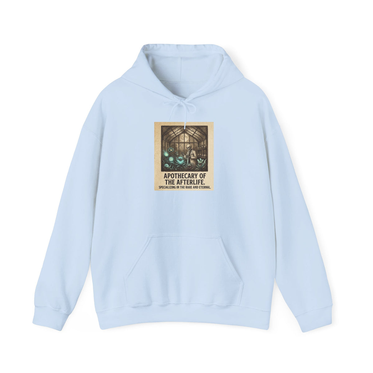 Apothecary of the Afterlife Hoodie – Gothic Vintage Potion Shop Sweatshirt
