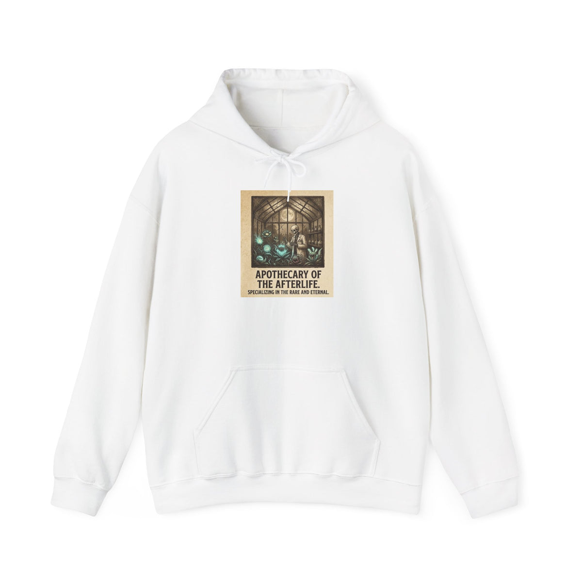 Apothecary of the Afterlife Hoodie – Gothic Vintage Potion Shop Sweatshirt