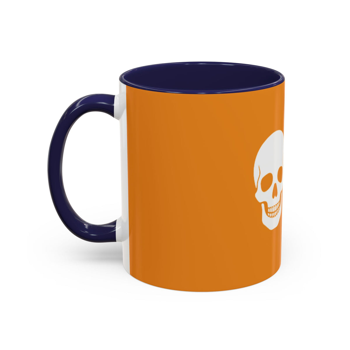 Pumpkin Spice Skull Coffee Mug — “My Blood Type Is Pumpkin Spice” Accent Mug