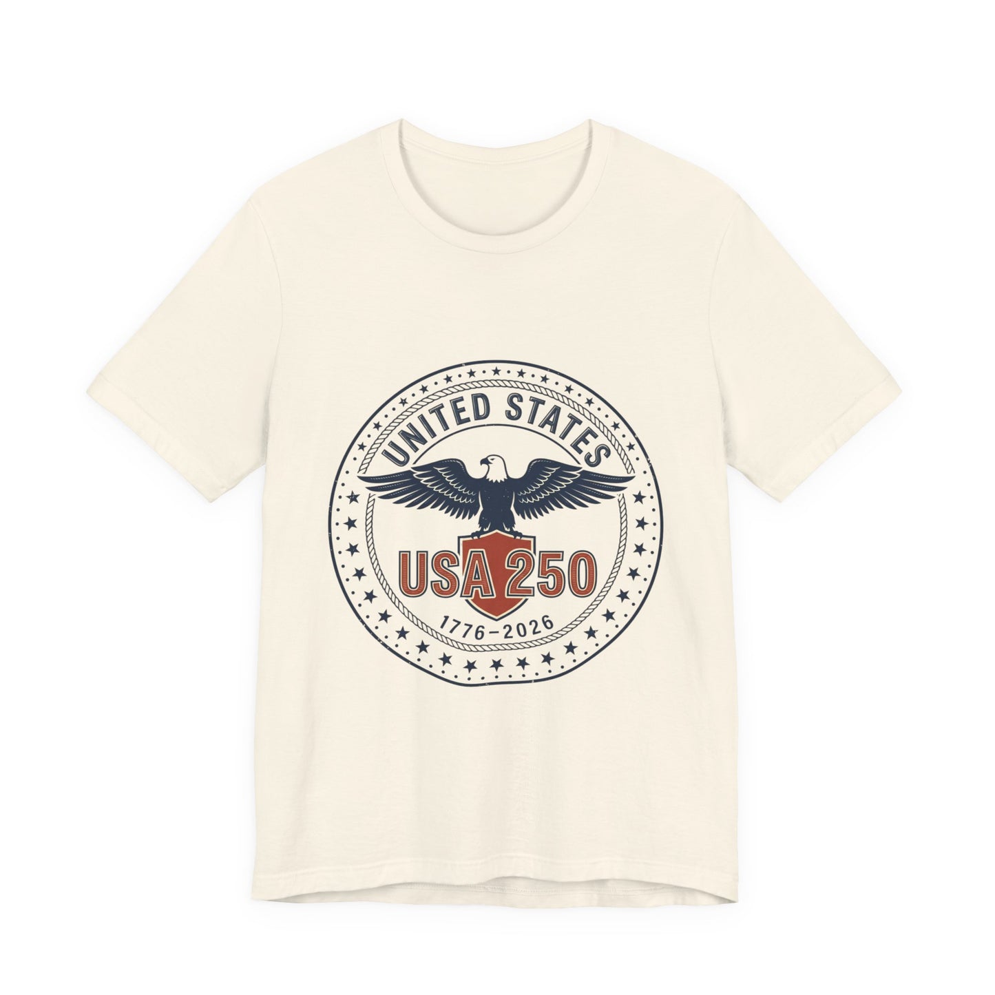 USA 250 Eagle Seal T-Shirt | 1776-2026 4th of July Patriotic Anniversary