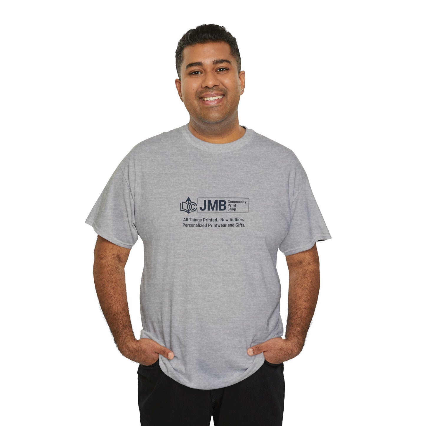 T-Shirt — Minimalist JMB Logo Tee (Small Chest Print)